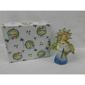 Blue Sky Clayworks Daisy Angel Christmas Ornament Heather Goldminc 2004 Vintage